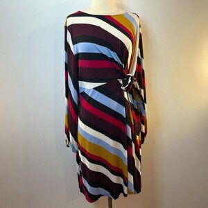 Motherhood Maternity Women's Long Sleeve Striped Dress - Size XL - NWT